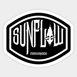 0001 SUNFLOW MERCH LETTERING Sticker